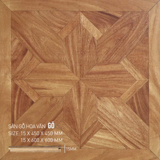 Sàn gỗ tự nhiên hoa văn