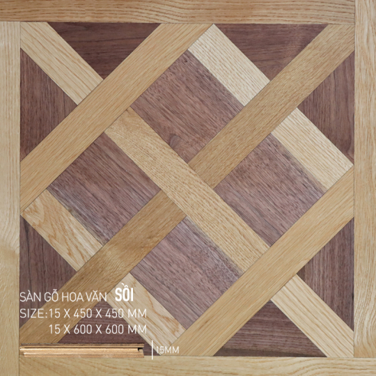 Sàn gỗ tự nhiên hoa văn